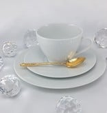 CRISTOFF -1831 Marie - Blanche - Porcelain Cups & Saucers