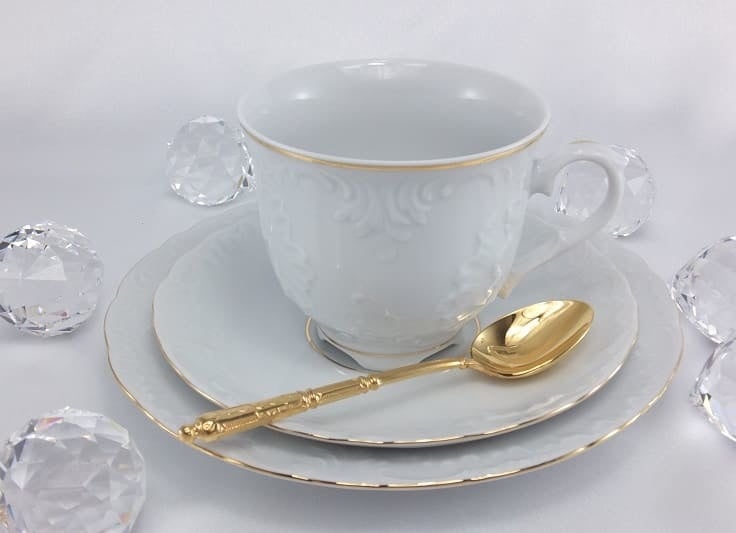 Cmielow - 1790 Marie - Luise -Gold - cup with saucer