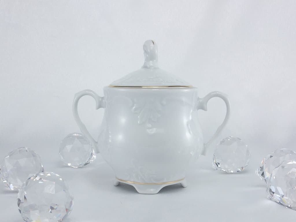 Cmielow - 1790 Marie - Luise -Gold - milk can & sugar bowl