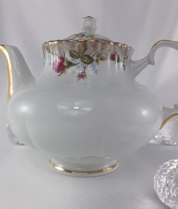 CHODZIEZ 1852 Marie Rose - teapot with gold rim