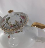 CHODZIEZ 1852 Marie Rose teapot with gold rim