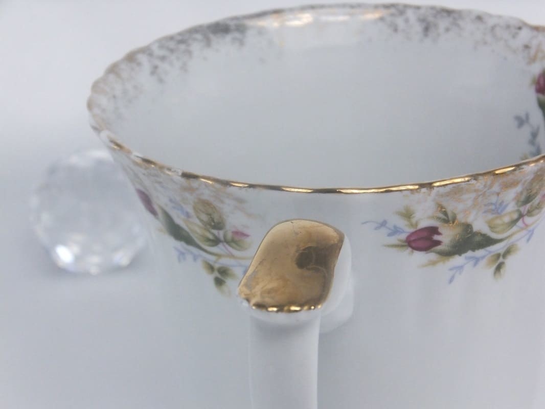 CHODZIEZ 1852 Marie -Rose - XXL coffee cup with gold rim