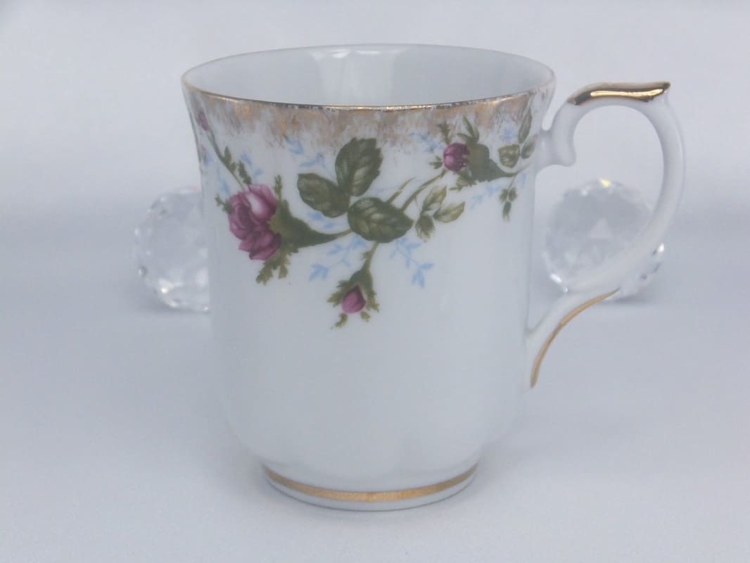 CHODZIEZ 1852 Marie -Rose - Kaffeetasse classic mit Goldrand