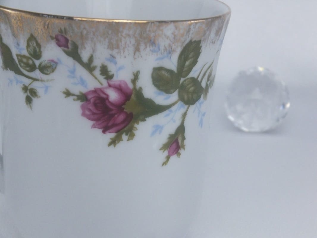 CHODZIEZ 1852 Marie -Rose - Coffee cup classic with gold rim