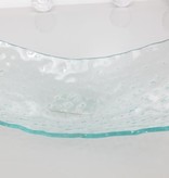 Tray -S - shaped - bubble glass 29 x 12 cm