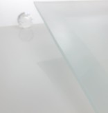 Platzteller - Squared III   aus gefrostetem Glas 30 x 30 cm