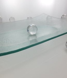 Tray - bubble glass 43 x 29 cm