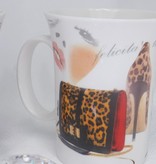 CARMANI - 1990 Coffee Cup Set - Porcelain - Fashionista - Tiger