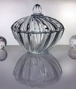 IRENA -  1924  Glasschale mit Deckel