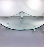 Glasteller   Klarglas  28,5 x 28,5 cm