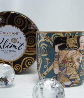CARMANI - 1990 Gustav Klimt - Expectation - Coffee cup in metal box