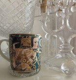 CARMANI - 1990 Gustav Klimt - Erwartung - Kaffeetasse aus Porzellan in Metallbox