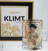 CARMANI - 1990 Gustav Klimt - glass - Adele Bloch Bauer - water glass / whiskey glass