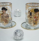 CARMANI - 1990 Gustav Klimt - Glass - The Kiss - Water Glass / Whiskey Glass