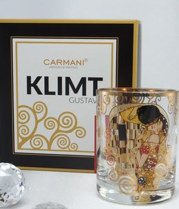CARMANI - 1990 Gustav  Klimt - Der Kuss  - Wasserglas