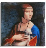 CARMANI - 1990 Leonardo da Vinci - lady with the ermine - decoration plate