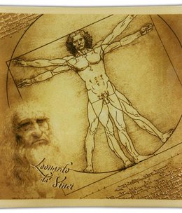 CARMANI - 1990 Leonardo da Vinci -Glasteller - Vitruvius