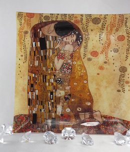 CARMANI - 1990 Gustav Klimt - The kiss place plate 30 x 30 cm