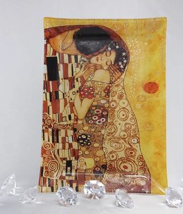 CARMANI - 1990 Gustav Klimt - glass plate 28 x 20 cm