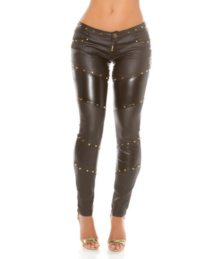 Zwarte broek met studs