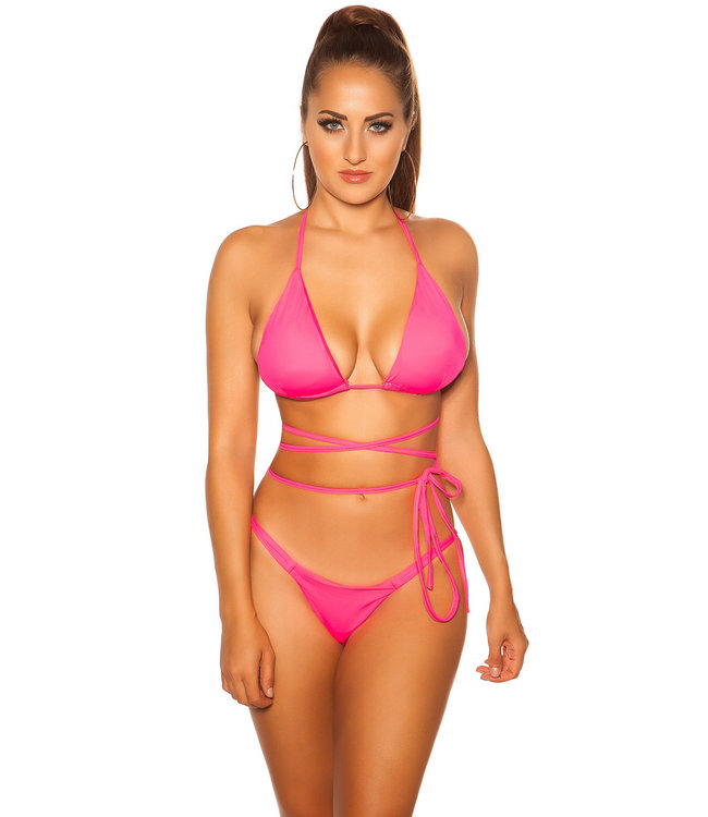 Sexy Brazilian bikini broekje (Neonpink)
