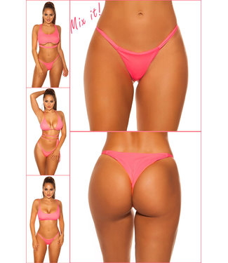 ClassyWear Sexy Brazilian bikini broekje- koraal
