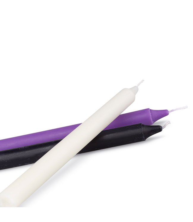 EROTIC GAME-Sensual Hot Wax Candles (paars,wit,zwart) - 3 pcs