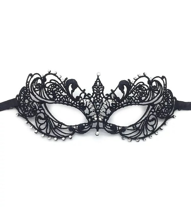 Luxe oog masker - zwart