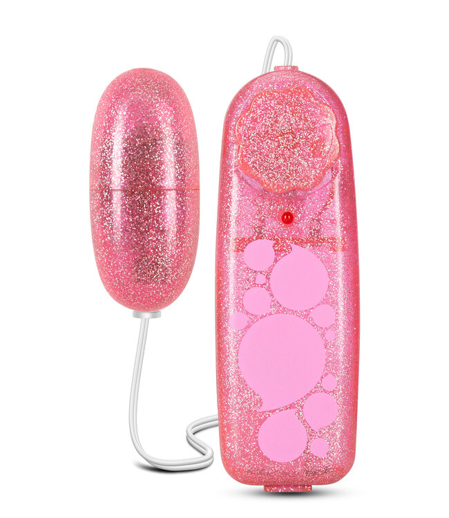 Glitter pink vibrator multi-speed
