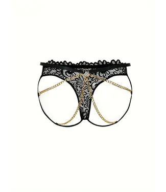 ClassyWear Sexy kanten string met gouden ketting