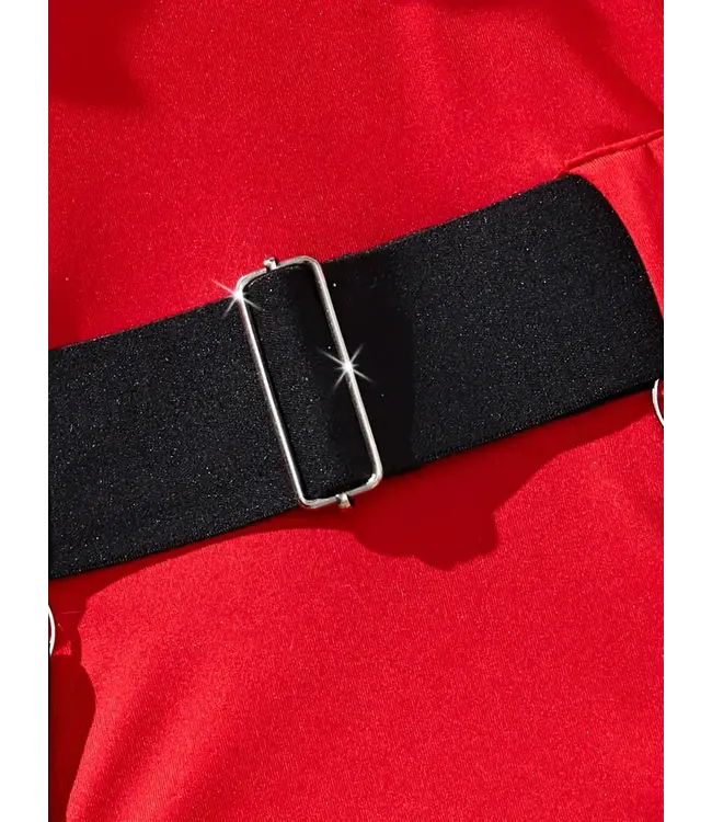 'Sexy santa baby' Kerst bodysuit lingerie met leg-wear