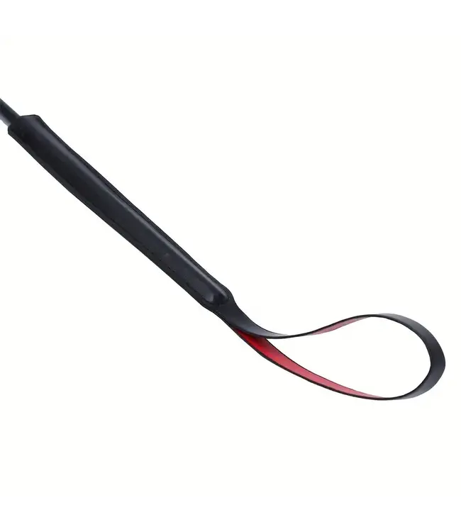 Sexy PU dubbel hol zweep met hart