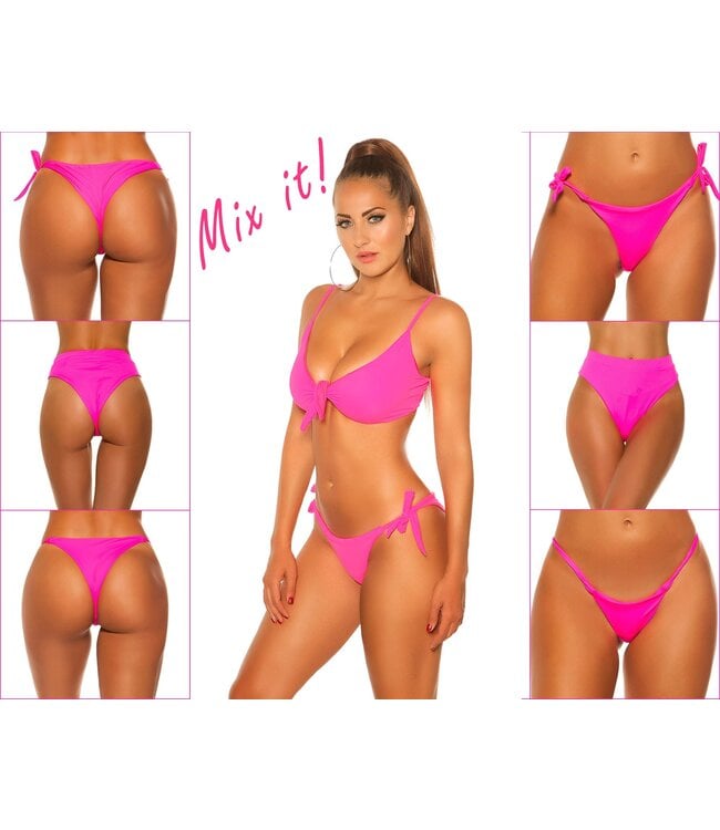 Mix it! Sexy bikini topje - neonpink