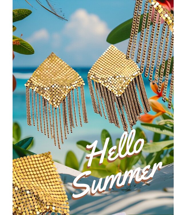 Luxe gouden metallic tepleplakker - goud