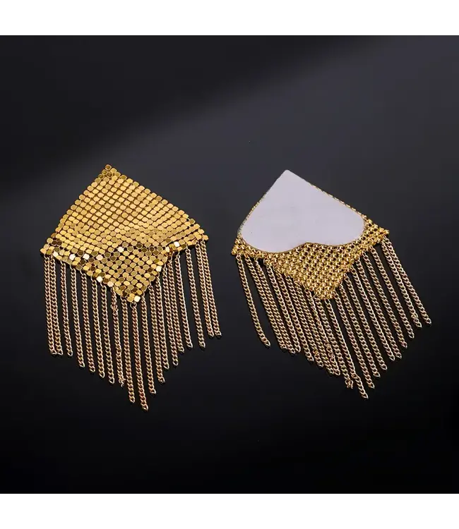 Luxe gouden metallic tepleplakker - goud