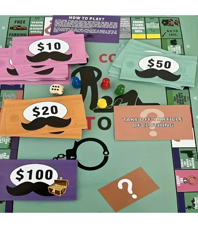 Sexy erotic couple table game (english)