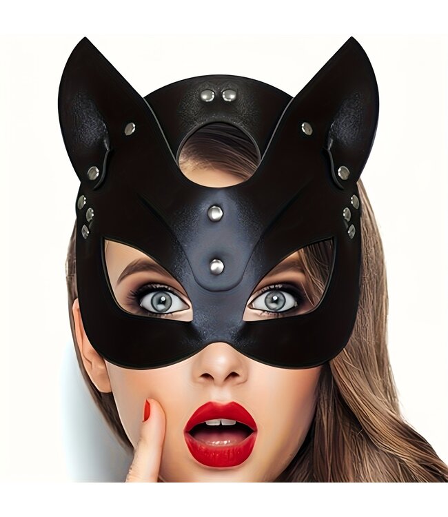 Sexy 3-delige Erotic Accessoires PU leren set - zwart