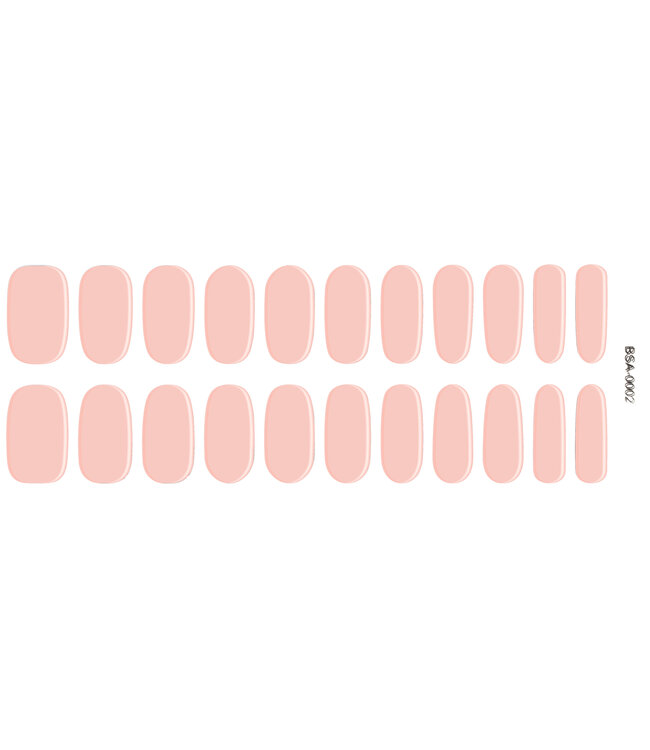 Gel Nail Wraps & Gellak Stickers Peachy love gel strips Manicure