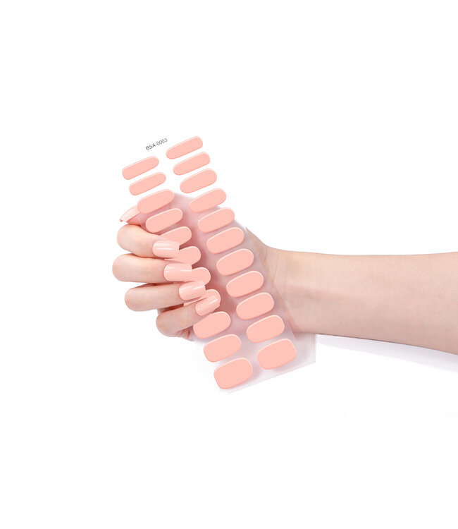 Gel Nail Wraps & Gellak Stickers Peachy love gel strips Manicure