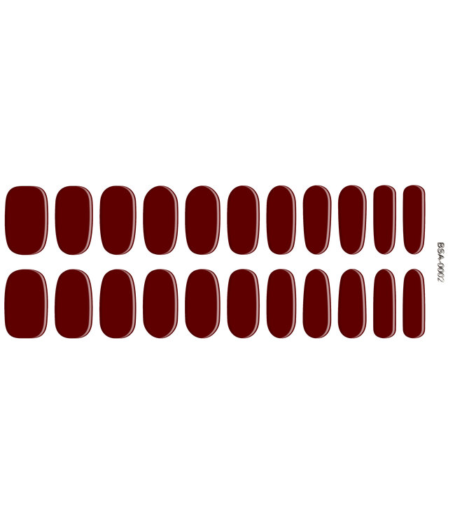 Gel Nail Wraps & Gellak Stickers Rouge Luxe gel strips Manicure