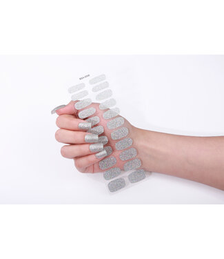 ClassyWear Gel Nail Wraps & Gellak Stickers Glitter snow gel strips Manicure