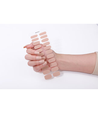 ClassyWear Gel Nail Wraps & Gellak Stickers LUXE NUDE gel strips Manicure