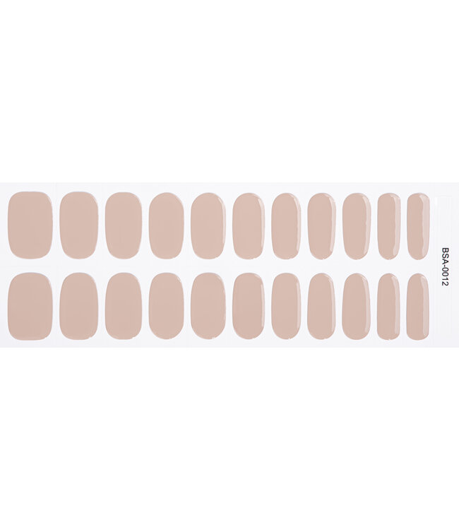 Gel Nail Wraps & Gellak Stickers LUXE NUDE gel strips Manicure