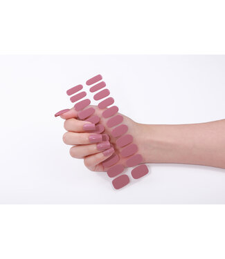 ClassyWear Gel Nail Wraps & Gellak Stickers Dusty blush gel strips Manicure