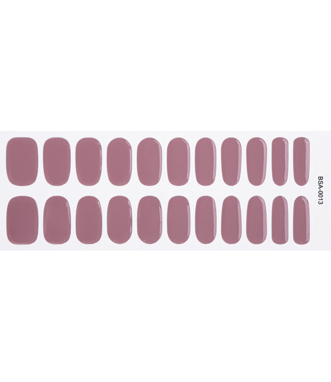 Gel Nail Wraps & Gellak Stickers Dusty blush gel strips Manicure