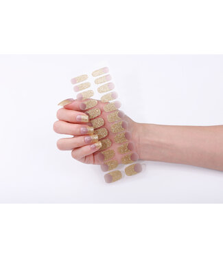 ClassyWear Gel Nail Wraps & Gellak Stickers  DUBAI GLOW gel strips Manicure