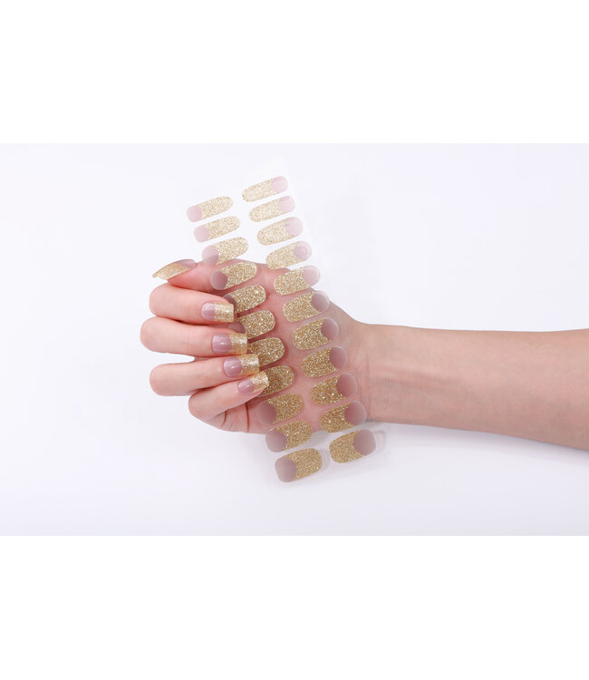 Gel Nail Wraps & Gellak Stickers  DUBAI GLOW gel strips Manicure