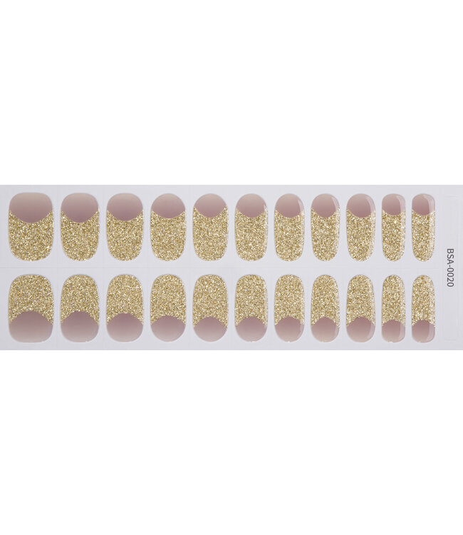 Gel Nail Wraps & Gellak Stickers  DUBAI GLOW gel strips Manicure