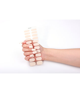 ClassyWear Gel Nail Wraps & Gellak Stickers BLUSH CREAM gel strips Manicure