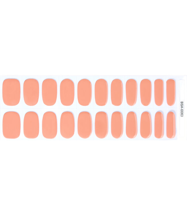 Gel Nail Wraps & Gellak Stickers APRICOT CAKE gel strips Manicure